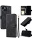 IPhone 13 Için Flip Case Bilek Kayışı Cüzdan Kart Yuvaları Kickstand Pu Deri (Yurt Dışından) 1