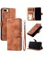 IPhone 6 Için Flip Case Artı/6s Artı Kickstand Bilek Kayışı Manyetik Pu Kart (Yurt Dışından) 4