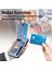 IPhone 16 Için Kılıf Standı Fermuar Manyetik Araç Montaj Crad Yuvası Cüzdan (Yurt Dışından) 5