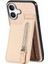 IPhone 16 Için Kılıf Standı Fermuar Manyetik Araç Montaj Crad Yuvası Cüzdan (Yurt Dışından) 1