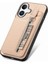 IPhone 16 Için Kılıf Standı Fermuar Manyetik Araç Montaj Crad Yuvası Cüzdan (Yurt Dışından) 4