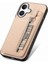 IPhone 16 Için Kılıf Artı Cüzdan Manyetik Araç Montaj Fermuar Crad Yuvası Standı (Yurt Dışından) 5