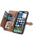 IPhone 16 Için Flip Case Artı Cüzdan Çok Renkli Çoklu Kart Yuvası Iş (Yurt Dışından) 4
