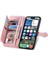IPhone 16 Için Flip Case Fermuar Tarzı Çoklu Kart Yuvası Çok Renkli (Yurt Dışından) 4