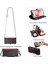 IPhone 14 Için Crossbody Durumda Artı Durumda Cüzdan 9 Kart Yuvaları Fermuar Faturaları (Yurt Dışından) 4