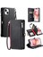IPhone 15 Için Crossbody Durumda Fermuar Faturaları Yuvası Rfıd Engelleme 9 Kart Uzun (Yurt Dışından) 3