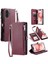 IPhone 16 Için Crossbody Durumda Rfıd Engelleme Durumda Cüzdan 9 Kart Yuvaları Yuvası (Yurt Dışından) 1
