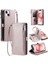 Crossbody Durumda IPhone 13 Mini Fermuar Faturaları Yuvası Durumda Cüzdan Uzun 9 (Yurt Dışından) 1