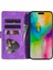 IPhone 16 Için Fermuar Cep Durumda Pro Max Pu Deri Glitter Cüzdan Kılıf (Yurt Dışından) 3