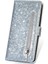 IPhone 15 Için Fermuar Cep Durumda Artı Glitter Cüzdan Kılıf Manyetik Pu (Yurt Dışından) 2