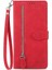 IPhone 16 Pro Için Flip Case Çok Renkli Kapak Fermuar Tarzı Cüzdan Yuvası (Yurt Dışından) 5