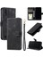 Samsung Galaxy A10/M10 Manyetik Cüzdan Kart Yuvaları Kickstand Için Flip Case (Yurt Dışından) 5