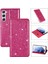 Samsung Galaxy S24 Flip Case Cüzdan Manyetik Kapatma Için Glitter Flip Case (Yurt Dışından) 1