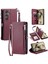 Samsung Galaxy Crossbody Için Crossbody Durumda 5g Fermuar Faturaları Yuvası 9 Kart Yuvaları (Yurt Dışından) 1