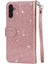 Samsung Galaxy A04 Manyetik Kapatma Glitter Vaka Için Fermuarlı Cebi Durumda (Yurt Dışından) 5
