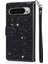 Google Piksel 9/9 Pro Bilek Kayışı Glitter Cüzdan Pu Için Fermuarlı Cebi Durumda (Yurt Dışından) 4
