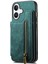 Iphone 16 Için Kılıf Katlanabilir Arka Kapak Standı Fonksiyonu Vintage Fermuar (Yurt Dışından) 3