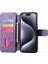 Iphone 16 Için Flip Case Pro Max Cüzdan Kart Standı Mıknatıs Koruyucu Retro (Yurt Dışından) 3