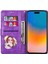 IPhone 15 Pro Pu Deri Manyetik Kapatma Glitter Için Fermuarlı Cebi Durumda (Yurt Dışından) 5