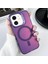 iPhone 11 Kılıf + Lens Koruyucu Set Arkası Hologramlı Mat Kamera Standlı Kapak 1