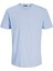 Jack&jones Blatropic Solid Erkek Mavi Yuvarlak Yaka Tişört 1