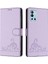 Oneplus 9r Kart Yuvası Tutucu Için Kickstand Cüzdan Kapak Çevirin Kedi Rfıd (Yurt Dışından) 5