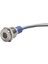 10MM Metal Kablolu Sinyal Lambası Sarı IP67 10V-30V 1