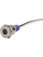 10MM Metal Kablolu Sinyal Lambası Mavi IP67 10V-30V 1