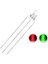 3mm Çift Renkli LED (Yeşil-Kırmızı) Anot (3bacak) 1