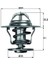 Golf4 Bora Passat Caddy T4 Polo Classıc Termostat 95- [behr-T] [044121113] 1