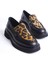 Kadın Leopar Detaylı Kalın Taban Deri Loafer Leopar/siyah - MCRGN7010 - Slpr 2