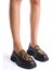 Kadın Leopar Detaylı Kalın Taban Deri Loafer Leopar/siyah - MCRGN7010 - Slpr 3