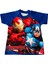 Avengers Ironman Temalı Mavi Çocuk Yüzme Takımı 3
