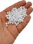 6mm Beyaz Yuvarlak Akrilik Boncuk Takı Yapımı Bead (50 Gr) 1