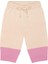 Pembe Kontrastlı Krem Triko Set 3