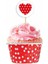 Kırmızı Puantiyeli Muffin Kağıt Kapsül 25 Adet 50X39 mm 2