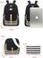 Unisex Çanta Seti (Laptop Bölmeli Sırt Çantası, Çapraz Çanta, Telefon Çantası) Lacivert SRT8893-1 4
