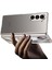 Alan Tech Galaxy Z Fold 6 Kılıf Titanyum Metal Tasarımlı Zore Kıpta Caz Kapak-Titanyum-Gri 2