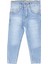 Fit Bebek Jean Kot Pantolon Açık Mavi 1