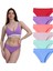 Likralı 6'Lı Kutu Premium Slip Külot Laura G-006 D 2