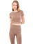 Yumuşak Dokulu, Esnek Yoga, Koşu, Spor ve Günlük Crop Top Mila 1