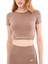 Yumuşak Dokulu, Esnek Yoga, Koşu, Spor ve Günlük Crop Top Mila 2