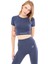 Yumuşak Dokulu, Esnek Yoga, Koşu, Spor ve Günlük Crop Top Mila 4