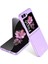 Galaxy Z Flip 6 Kılıf Zore Sert Kıpta Kapak-Mor 1