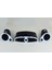 Havalandirma Izgarası (Orta+Sağ+Sol Komple Takım) Clio 3 (Beyaz) 1