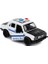 1/36 Ölçek Metal Çek-Bırak Metal Model Polis Arabası 3