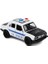 1/36 Ölçek Metal Çek-Bırak Metal Model Polis Arabası 4