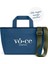 Kanvas Blue Medium Bag 1