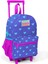Kalp Baskılı Anaokul Çekçek Çantası - Kız Çocuk 2