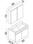 Tokyo 65CM Mdf Banyo Dolabı Seti 5